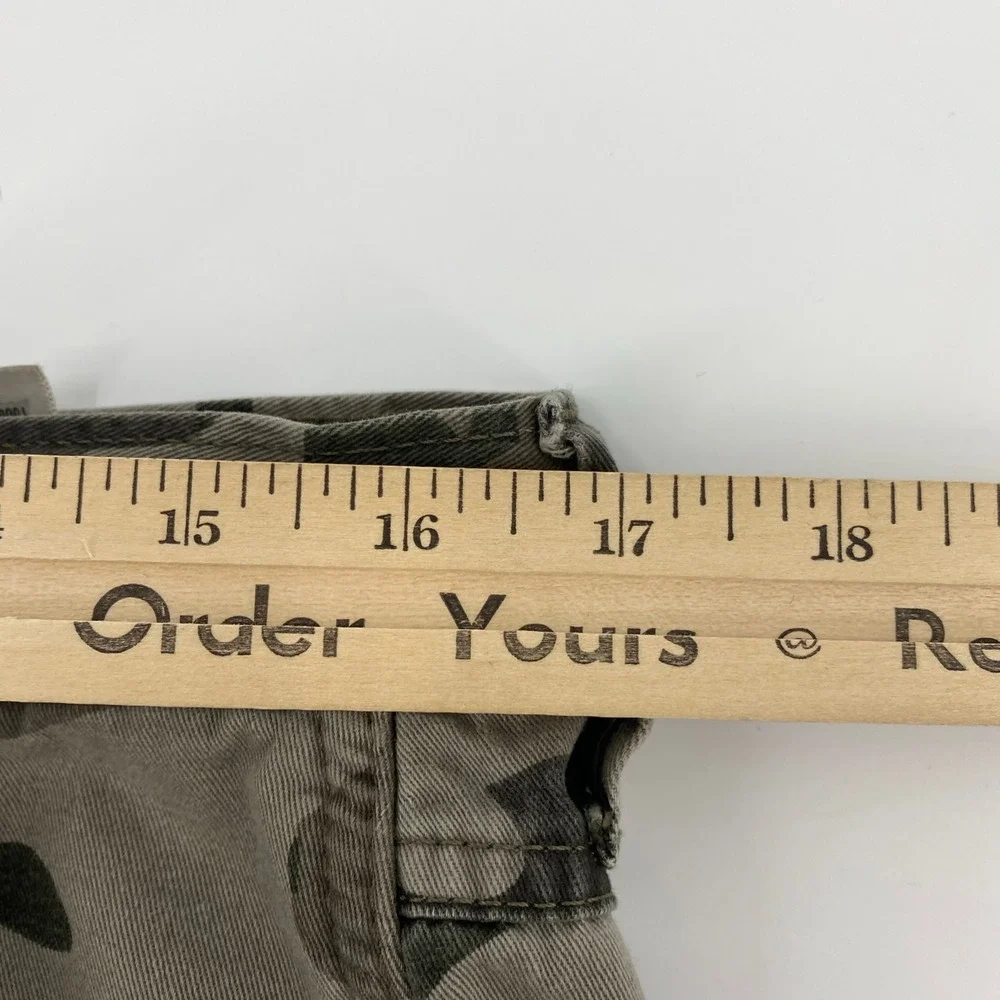 Wrangler‎ Cargo Pants Mens Tag 32x32 Fits 33x29 Camo Fleece Lined Relaxed Rugged